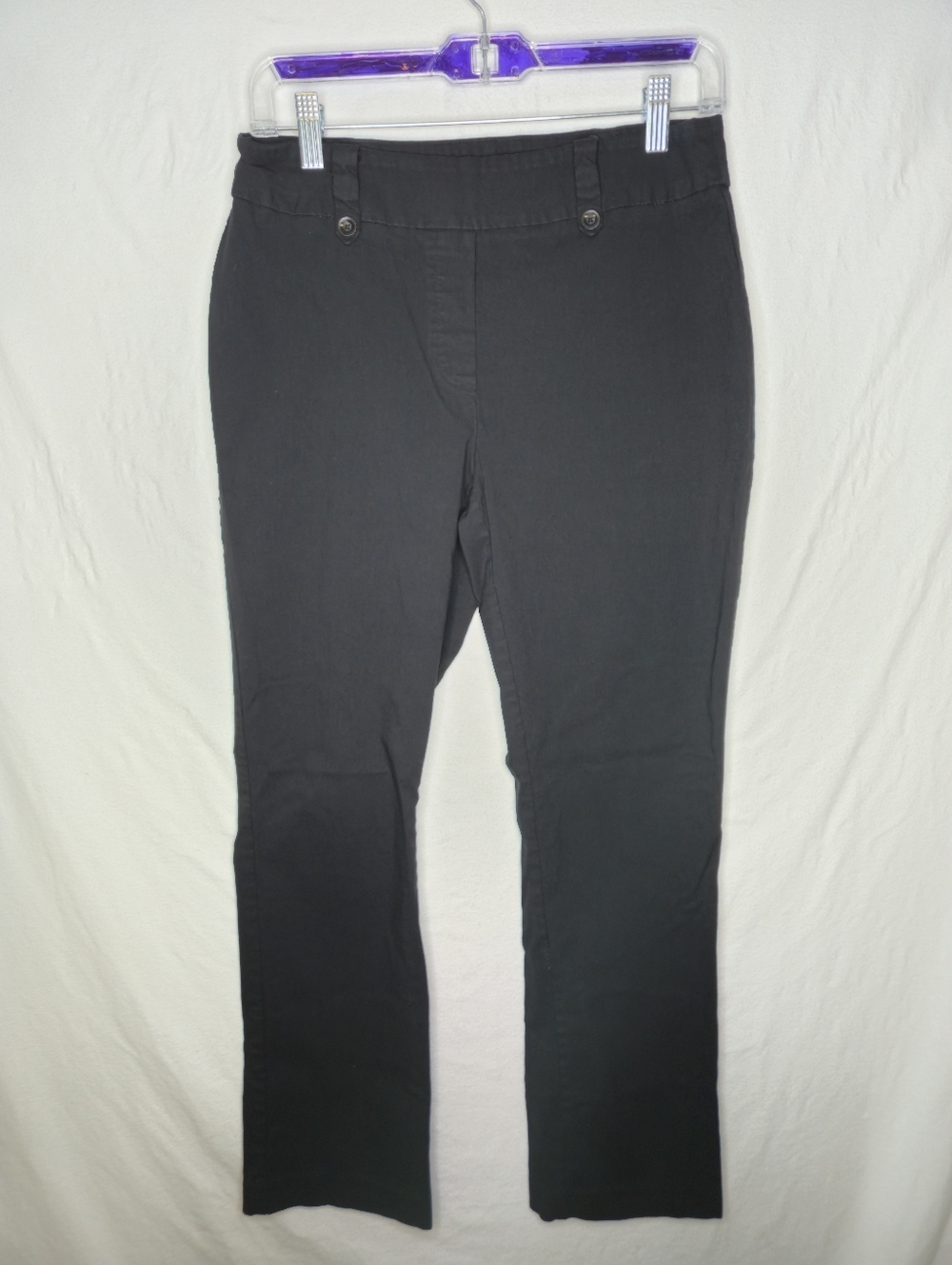 Reitmans Ladies Black Pull On Pants Size 12 Petite